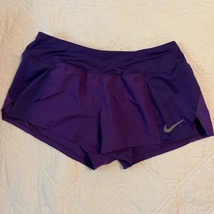 Women’s Purple Nike Dri Fit Running Shorts
